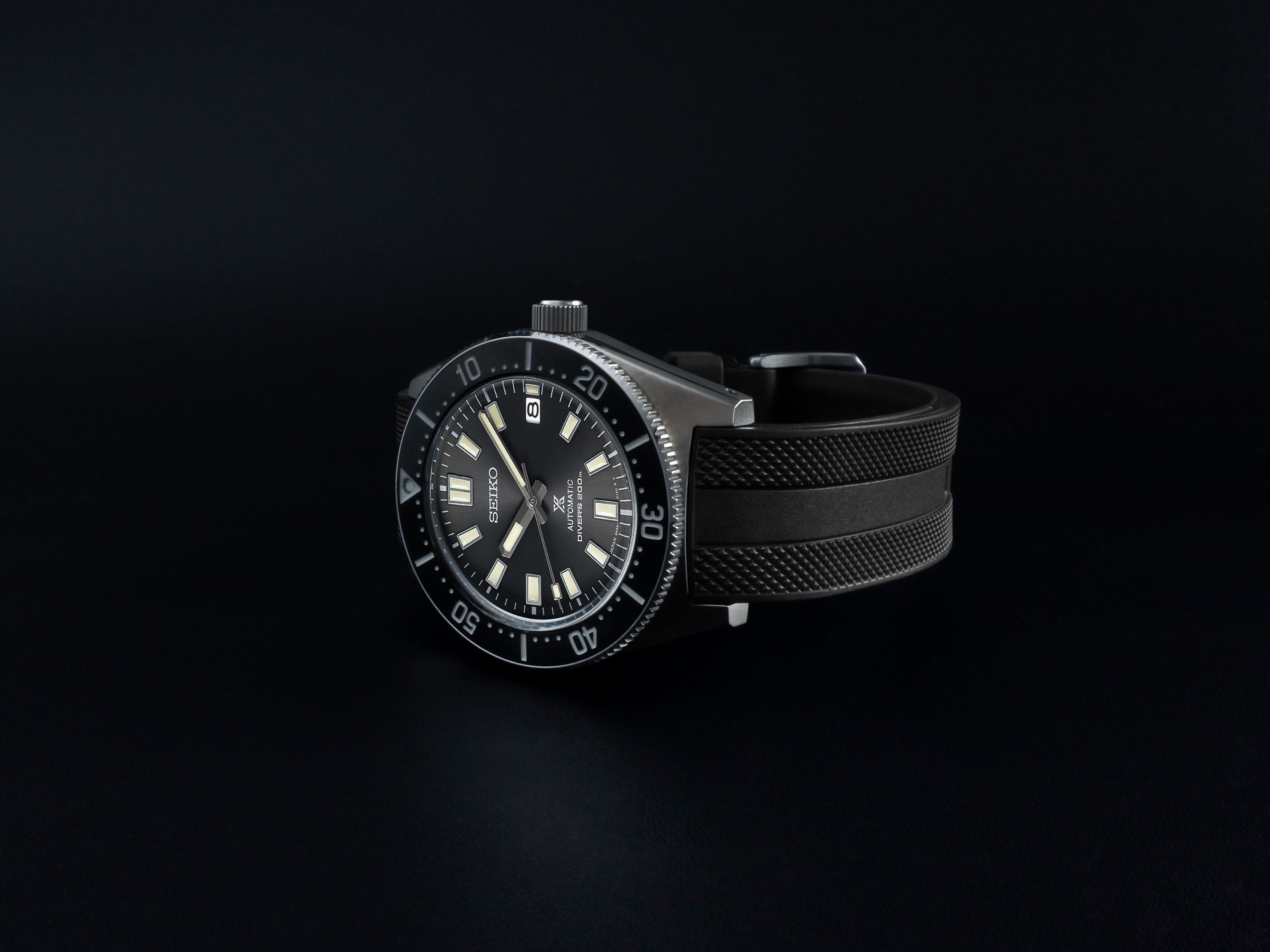StrapXPro Premium Series Curved Rubber Strap For Seiko 62MAS