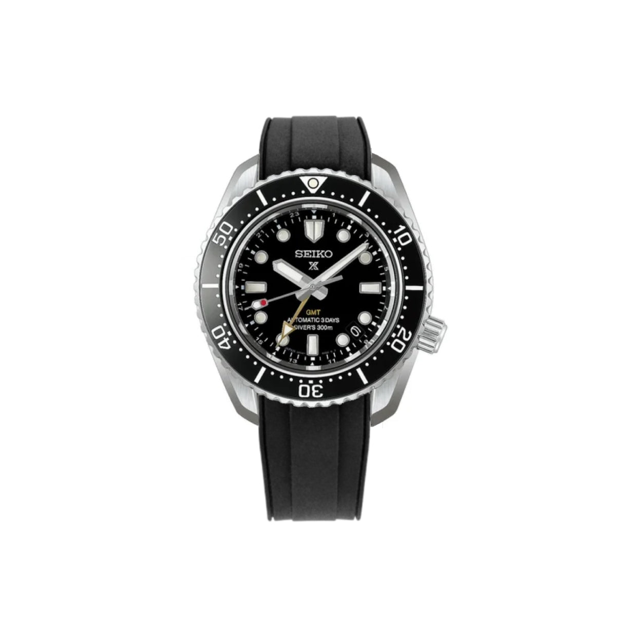 Curved CTS Rubber Strap for Seiko Prospex 1968 Heritage Diver’s GMT HBC001 Series