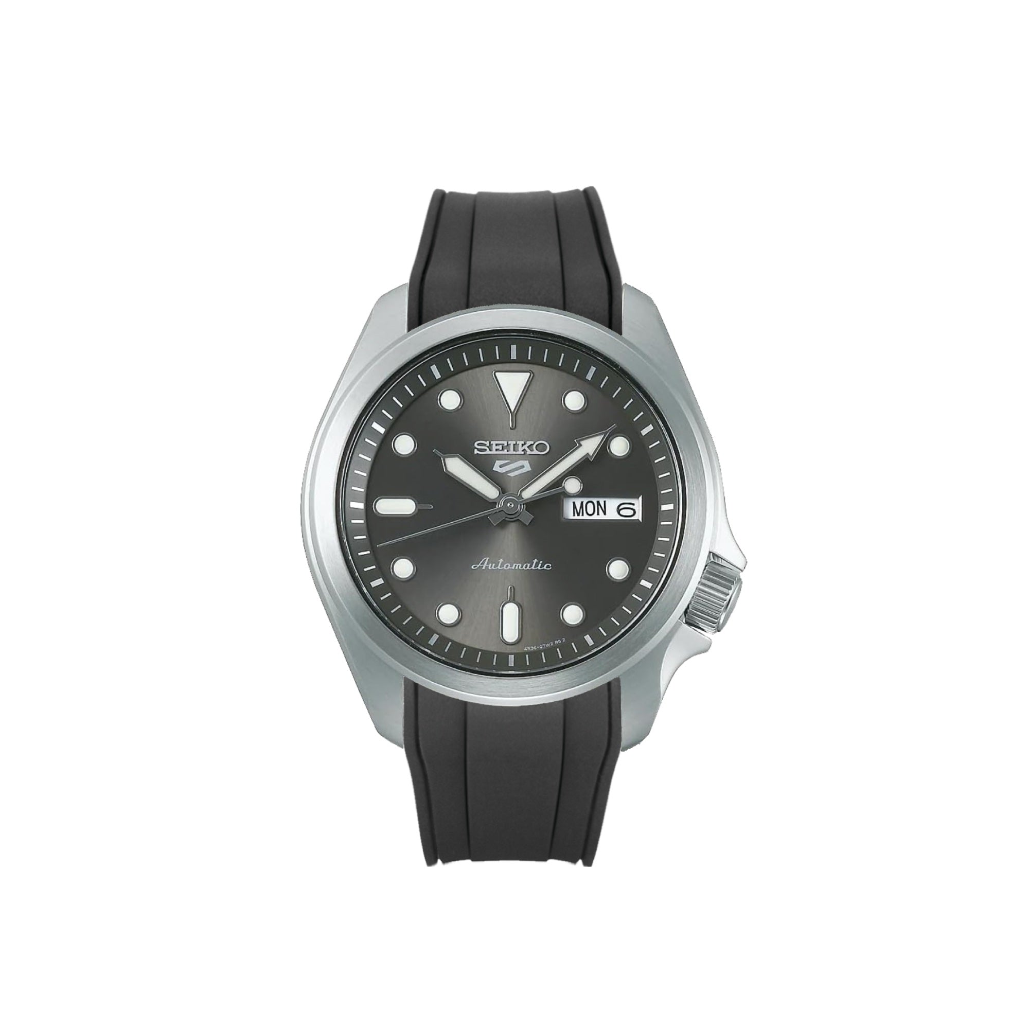 (SX2B) Rubber Strap for New Seiko 5 Sports 40mm SRPE Series (Curved-Ends)