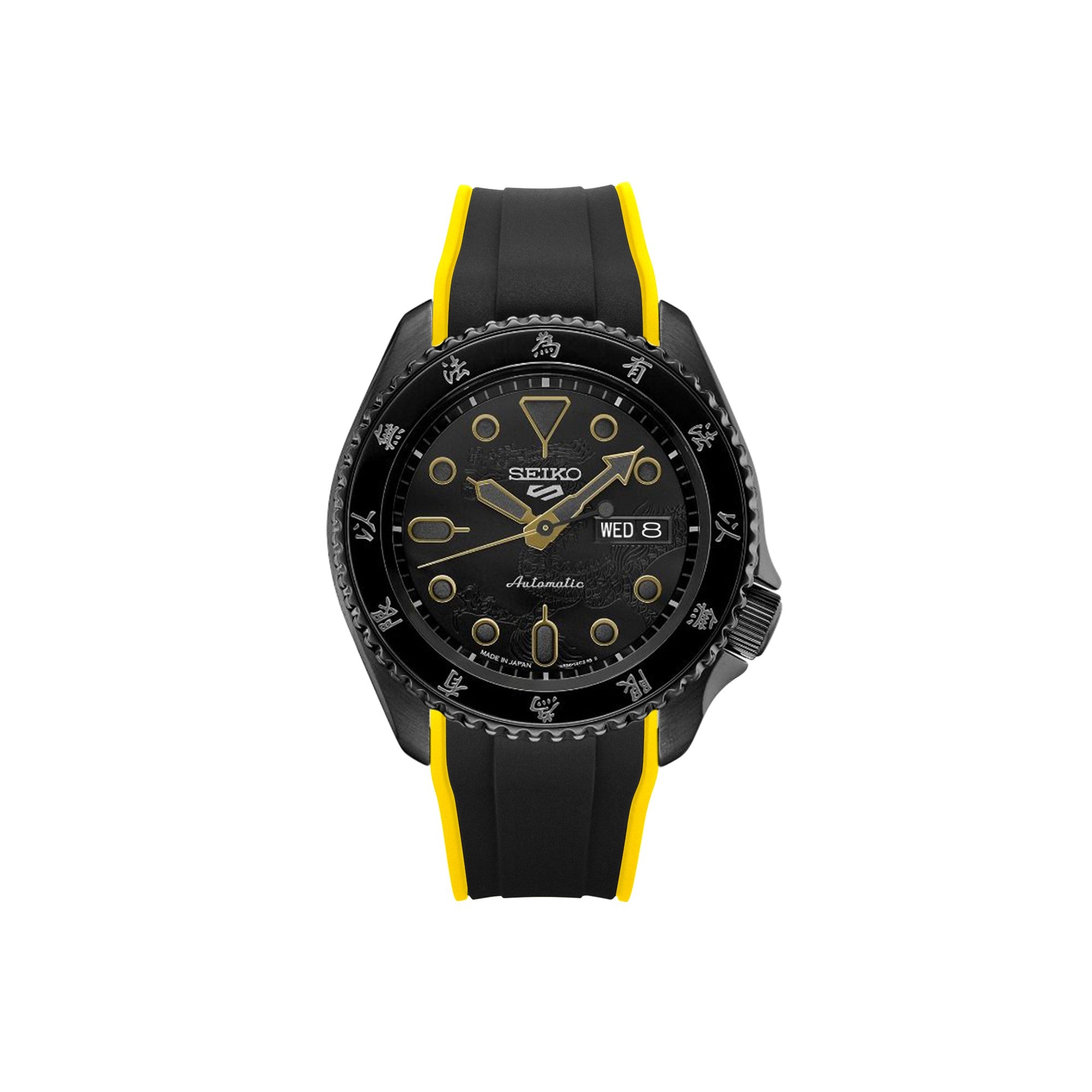 BLACK ON YELLOW