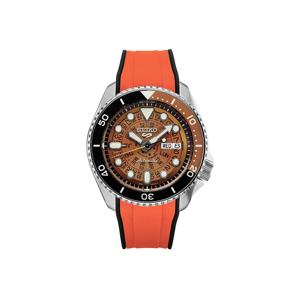 ORANGE ON BLACK