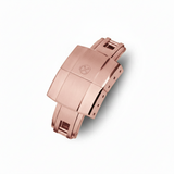 (SXP-JX1) STRAPXPRO High Quality 316L Stainless Steel Spring Deployment Buckle / Butterfly Watch Clasp, Brushed