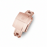 (SXP-JX1) STRAPXPRO High Quality 316L Stainless Steel Spring Deployment Buckle / Butterfly Watch Clasp, Brushed