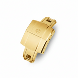 (SXP-JX1) STRAPXPRO High Quality 316L Stainless Steel Spring Deployment Buckle / Butterfly Watch Clasp, Brushed